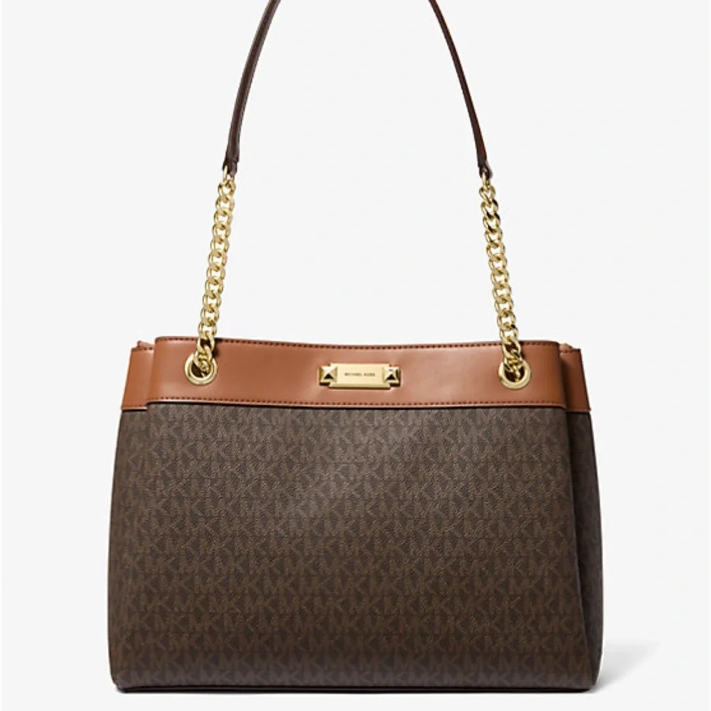 Michael Kors Whitney Medium Signature Logo Tote Shoulder Bag
Brown 
NWT - Picture 7 of 16